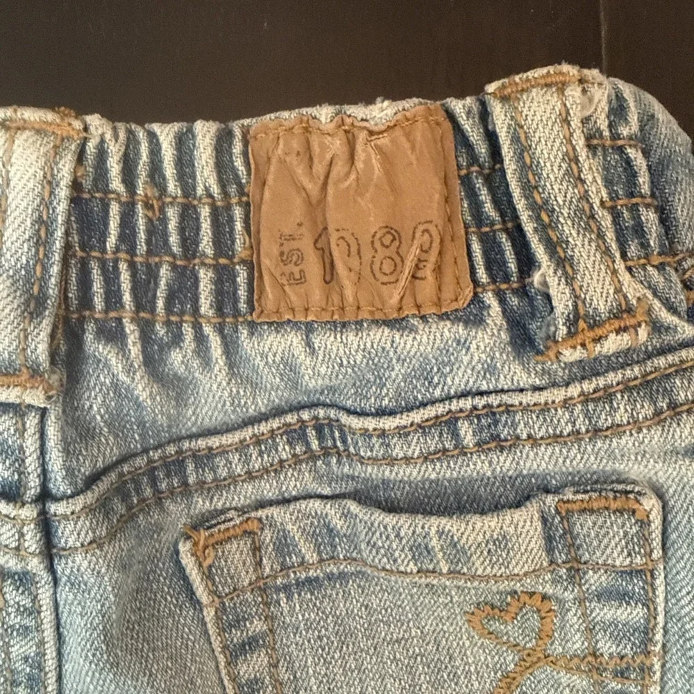 Y2K EST 1989 Childrens Place Toddler Girls 12 Mo. Embroidered Fairy Flare Jeans